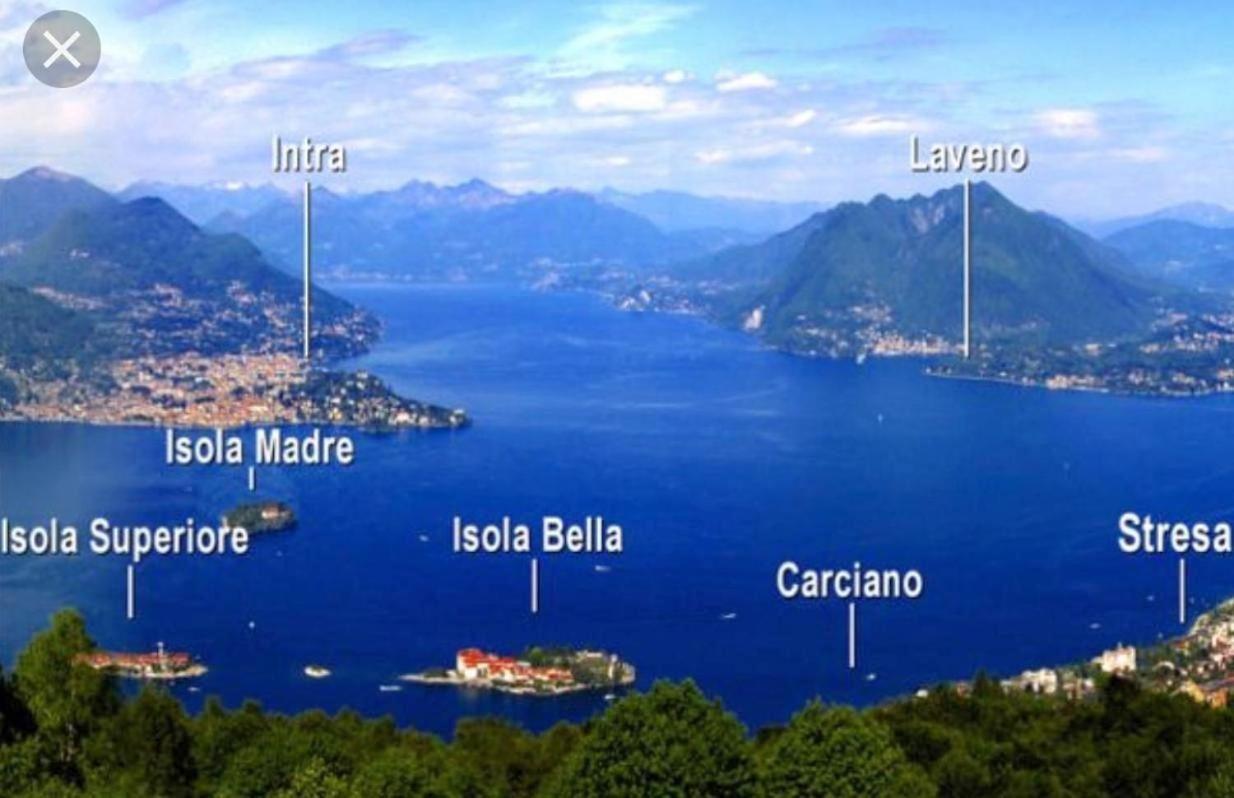 Casa Chia Lago Maggiore Лавено Екстериор снимка
